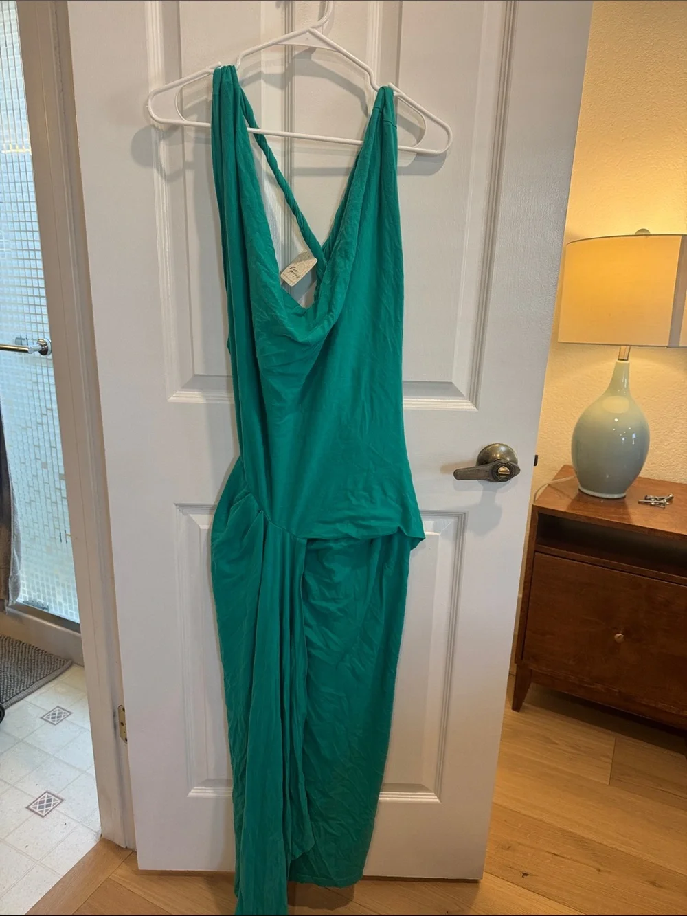 Free People Teal Green Midi Dress